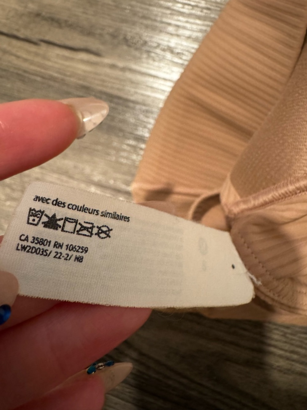 Lululemon Like a Cloud Ribbed Longline Bra Light Support, B/C Cup Pink Clay Sz 8 - Picture 7 of 7